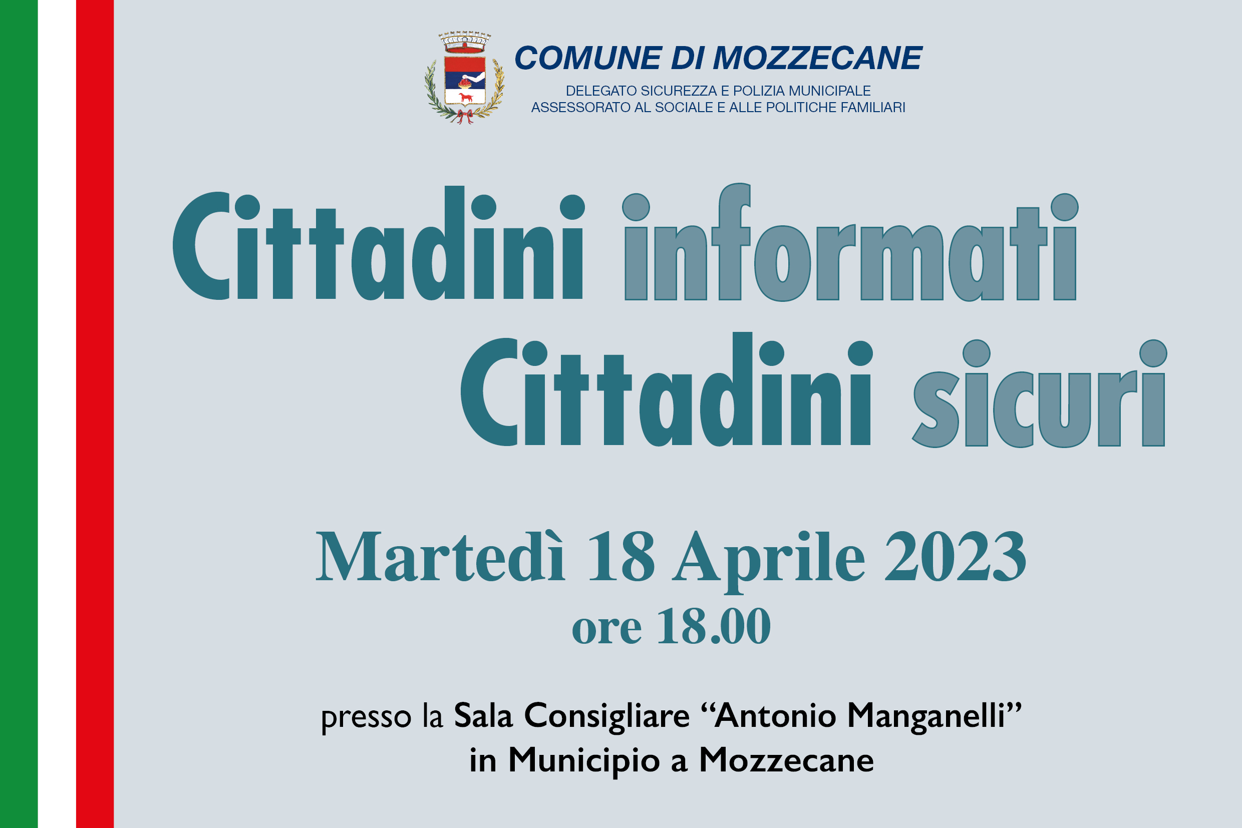 Incontro "Cittadini informati, cittadini sicuri"