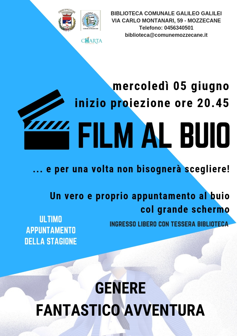 FILM AL BUIO IN BIBLIOTECA: ultimo appuntamento!