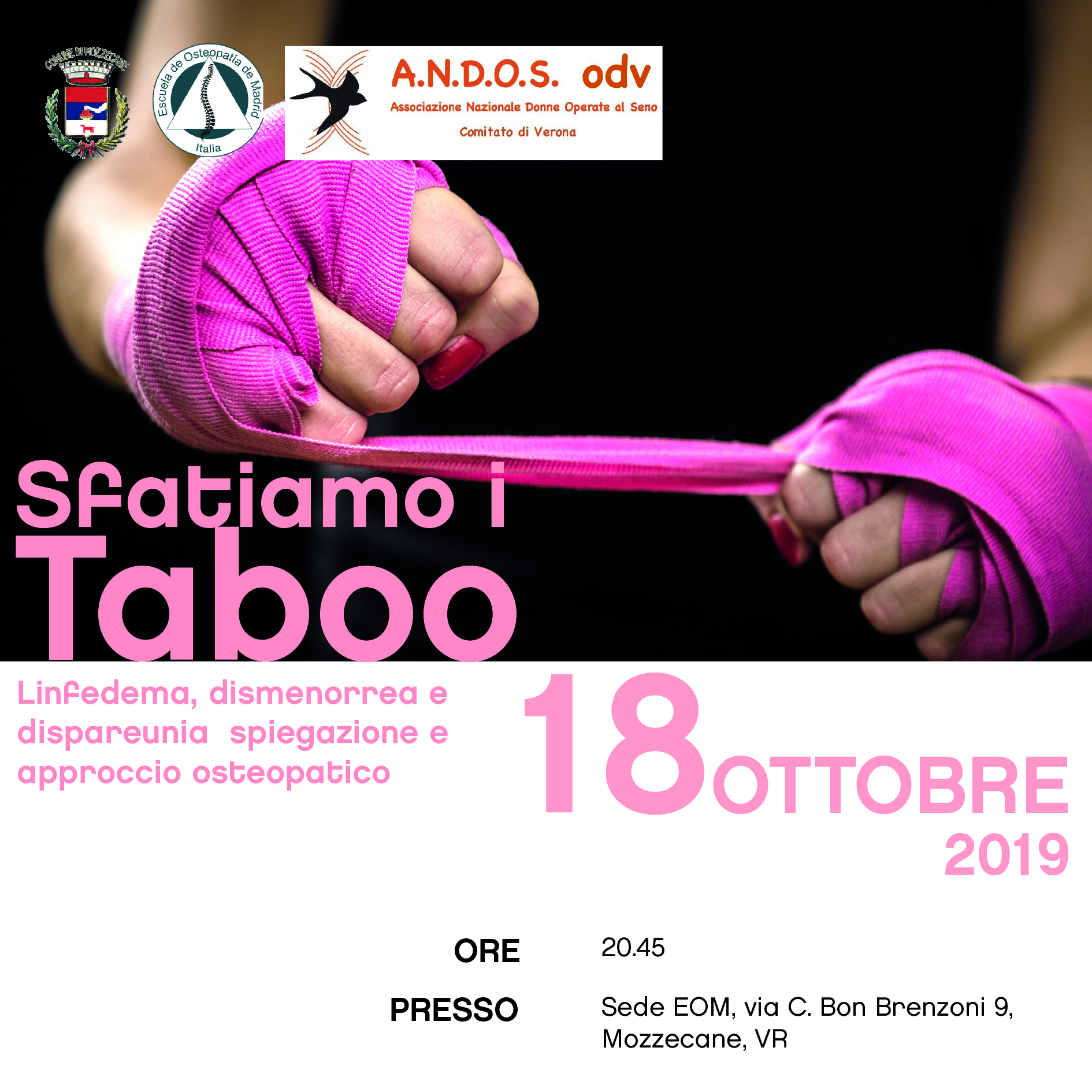 Conferenza "Sfatiamo i tabù"