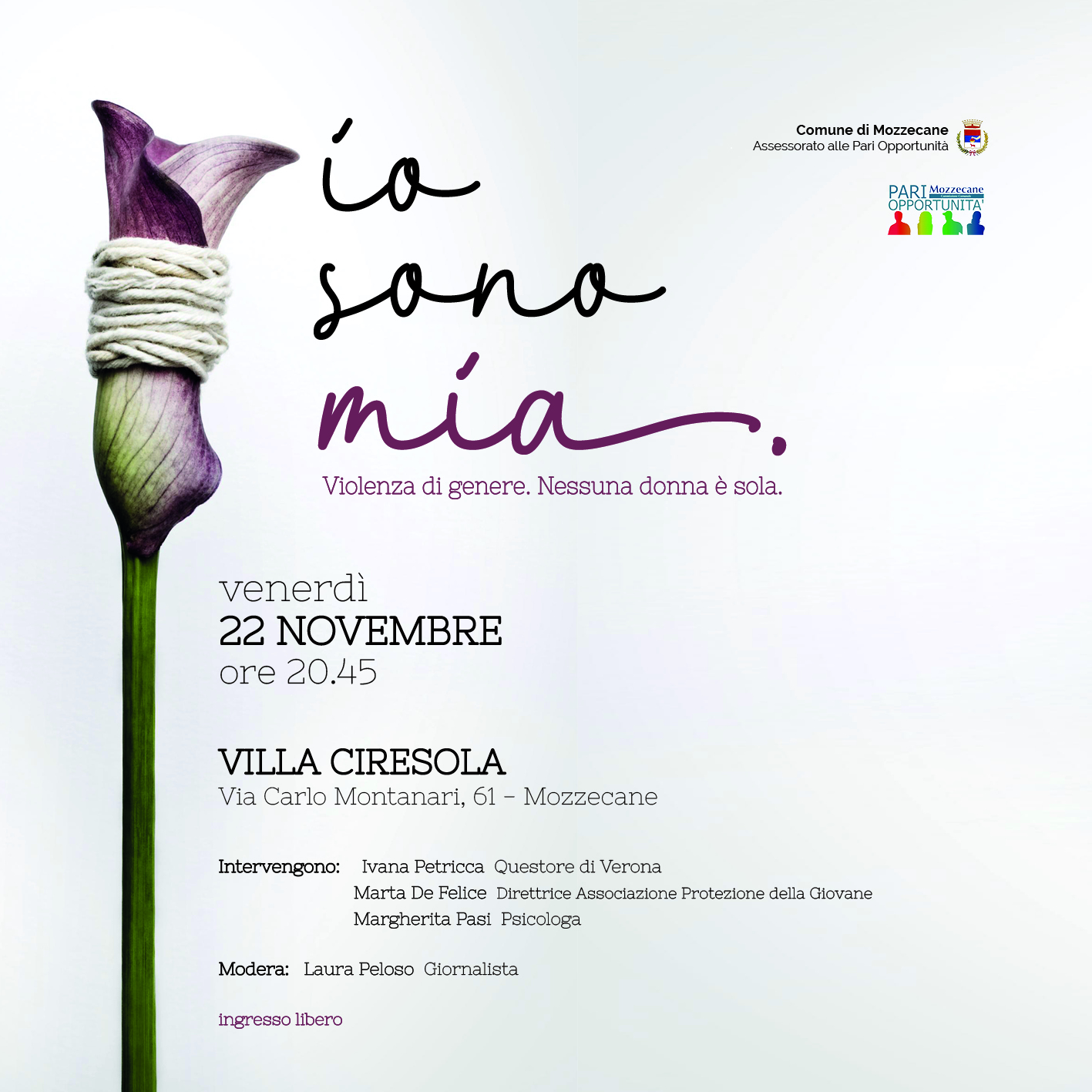Evento "Io sono mia"