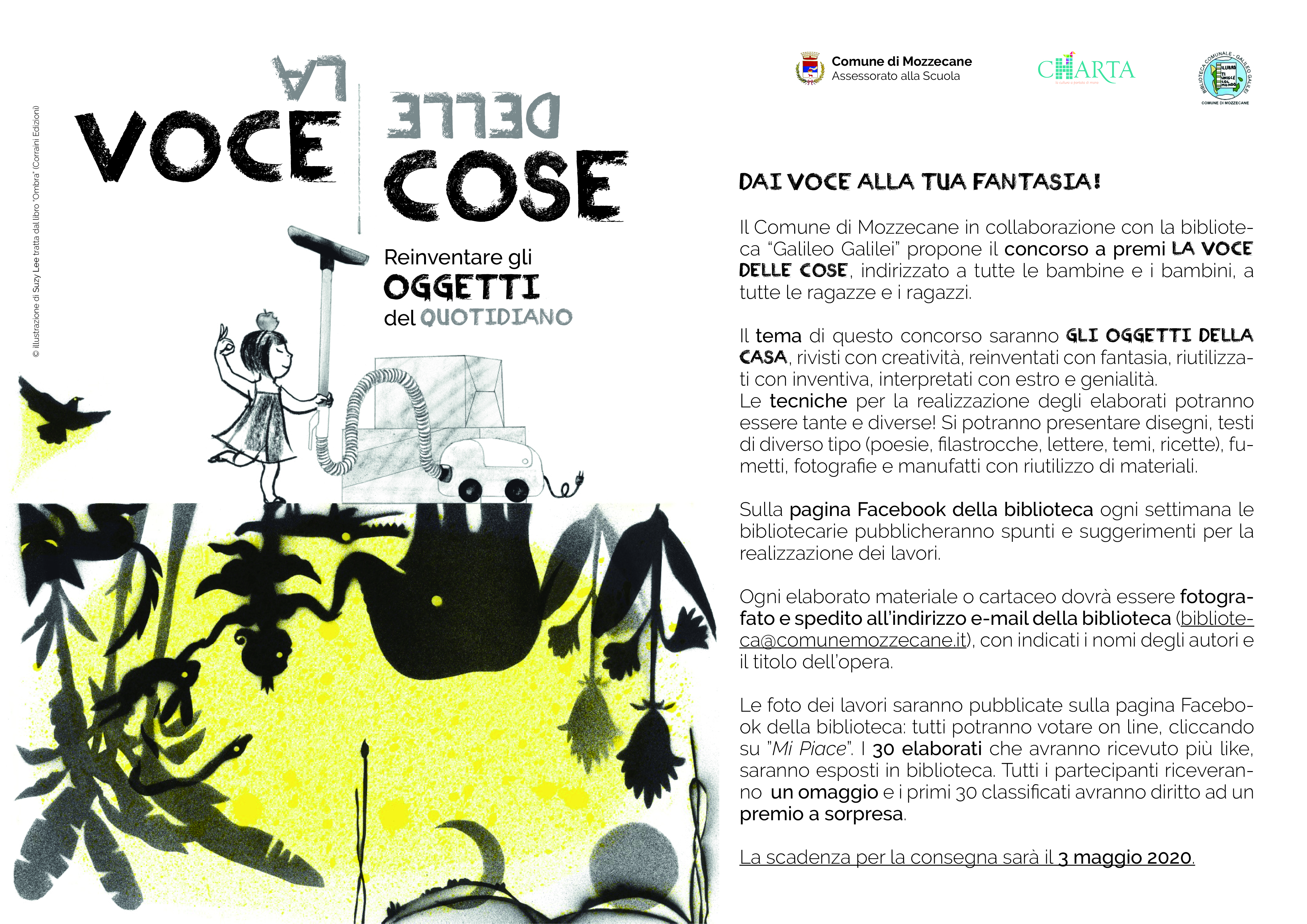 Concorso per bambini e ragazzi "La voce delle cose"