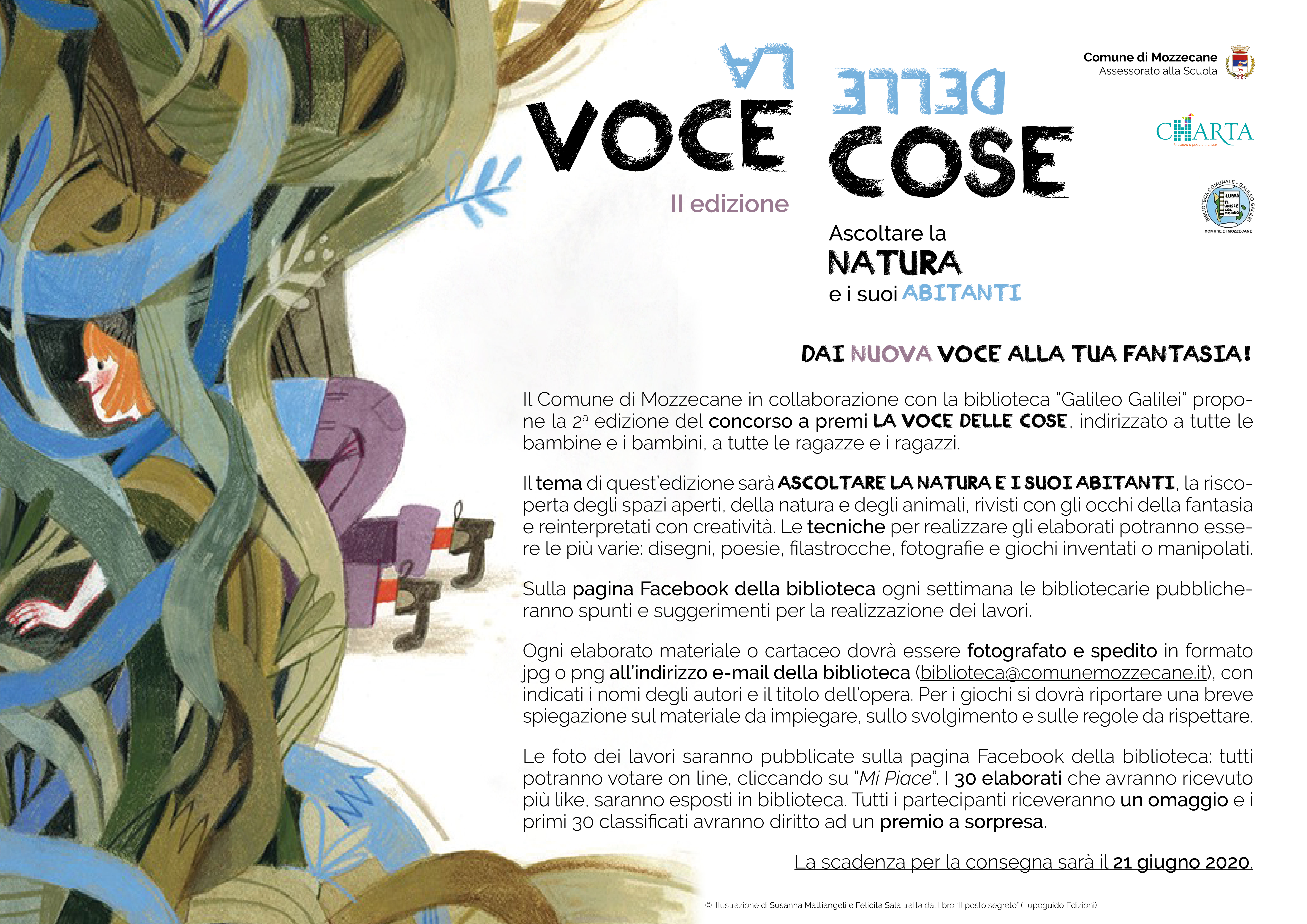 Scadenza concorso "La voce delle cose"