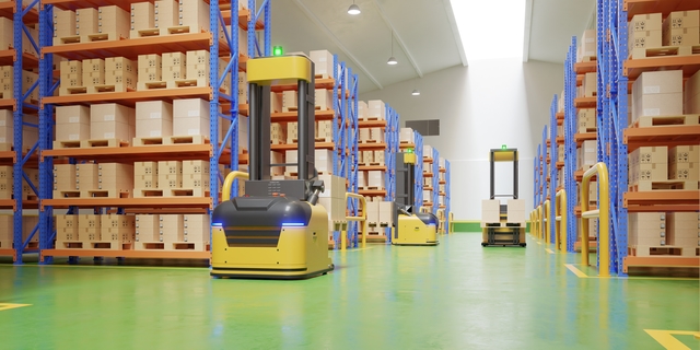 agv-forklift-trucks-transport-more-with-safety-warehouse-3d-rendering