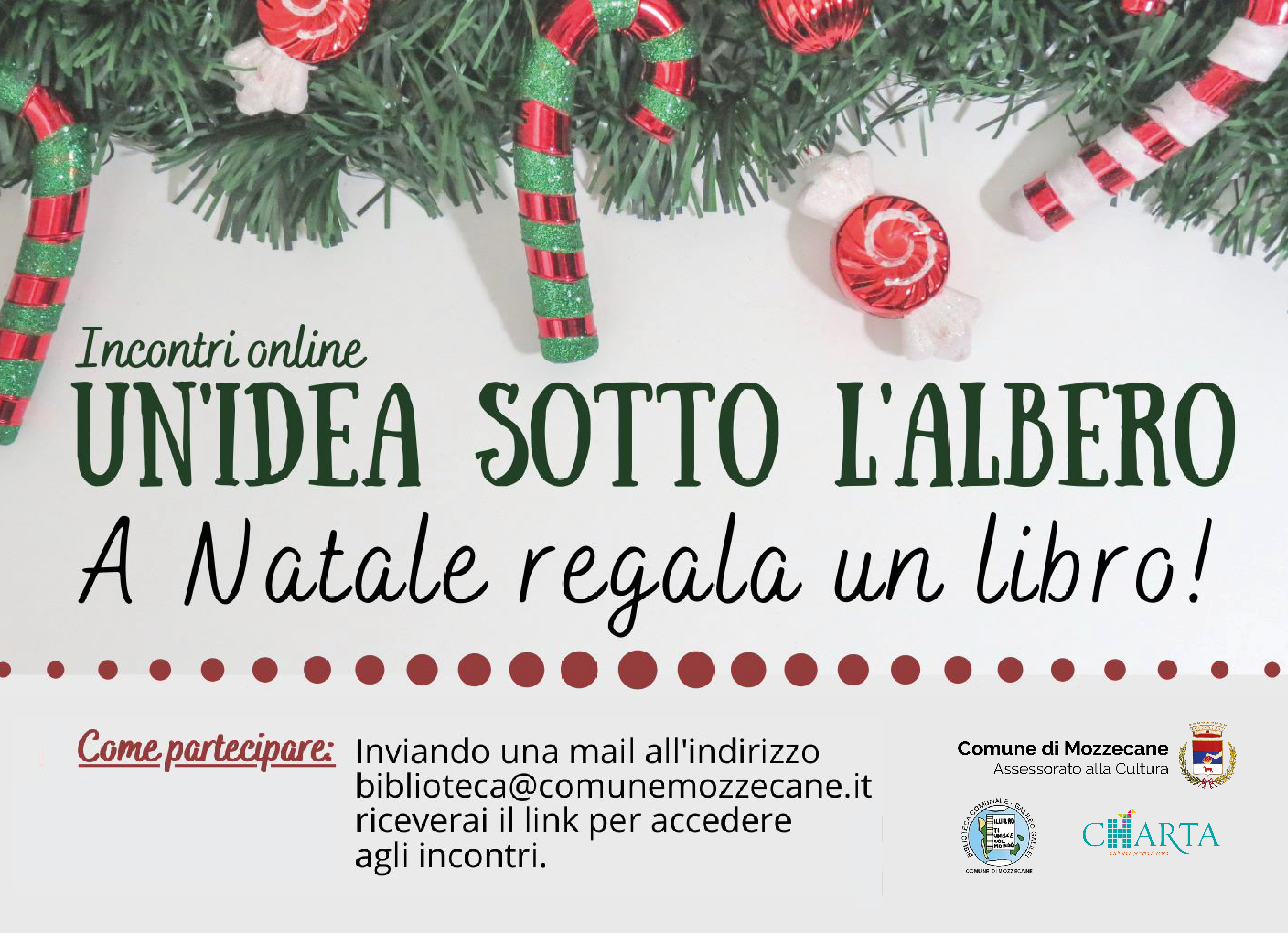 Incontri letterari online "Un'idea sotto l'albero"