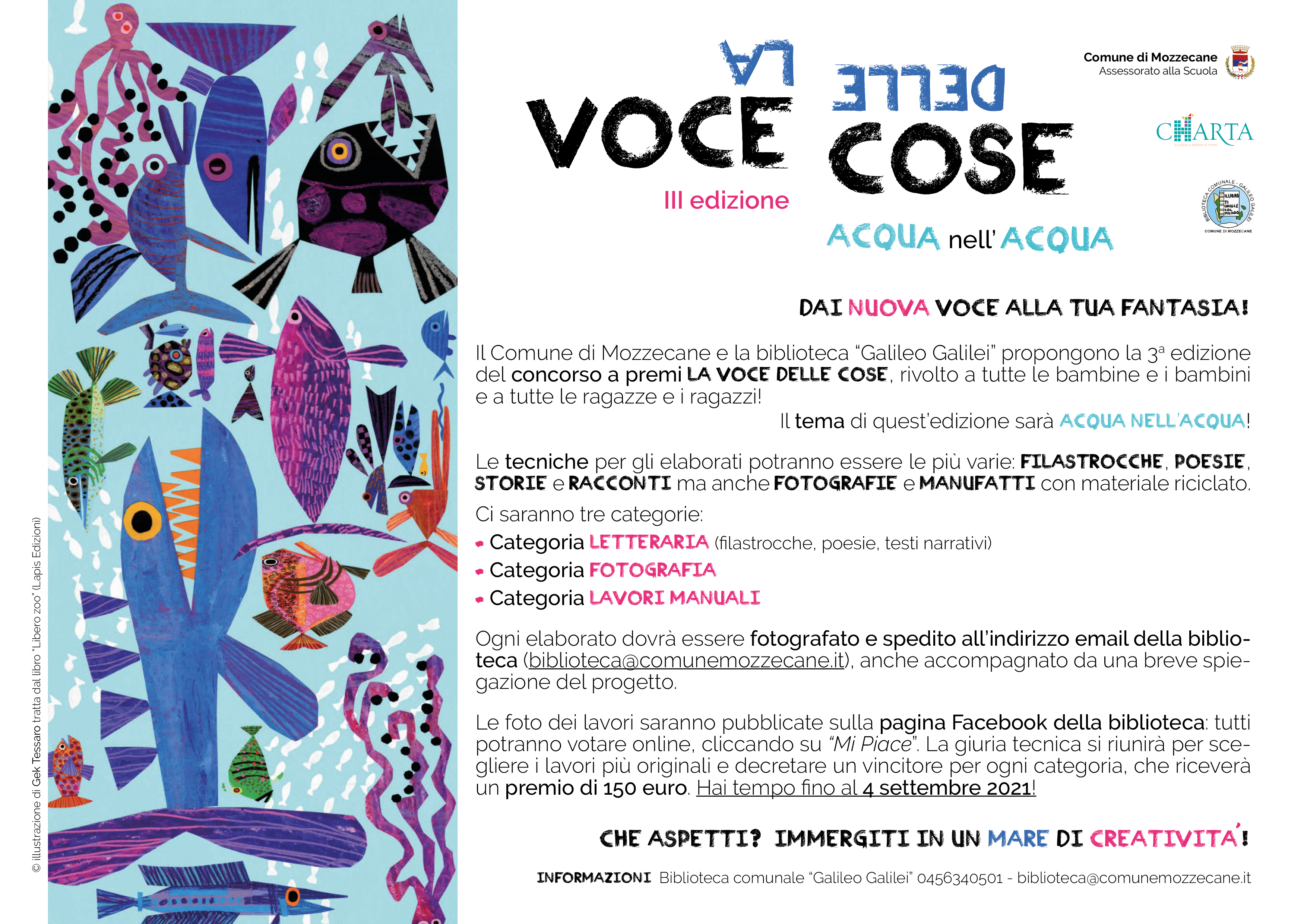 III edizione concorso "La voce delle cose"